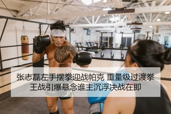 张志磊左手摆拳迎战帕克 重量级过渡拳王战引爆悬念谁主沉浮决战在即